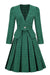 Vintage Groene Damesjurk