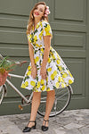 Vintage Jurk Met Zomerprint