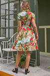 Vintage Jurk Met Zomerprint