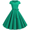 Groene Vintage Jaren 50 Jurk