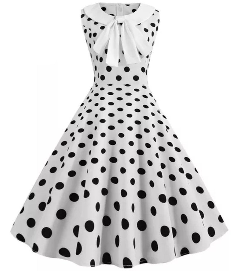 Jaren 50 Polkadot Jurk