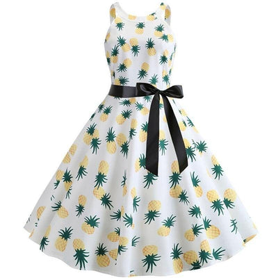 Jaren 50 Jurk Met Ananas