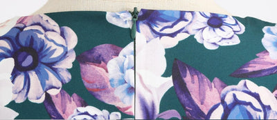 Jaren '50 Jurk Met Bloemen