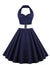 50s Pin Up Jurk Donkerblauw