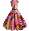 50s Pin-Up Roze Jurk