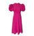 Jaren '40 Roze Volume Jurk