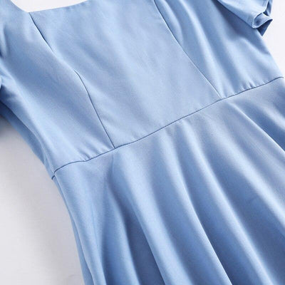 50s Pastelblauwe Jurk