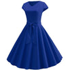 50s Pin Up Jurk Blauw