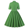 Groene Jaren 60 Retro Jurk