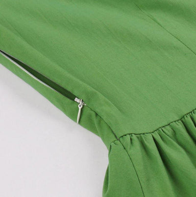 Groene Jaren 60 Retro Jurk