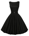 Zwarte Rockabilly-Jurk