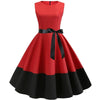 Rode En Zwarte Rockabilly Jurk