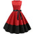 Rode En Zwarte Rockabilly Jurk