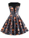 Rockabilly-Jurk Met Doodskop