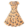 Rockabilly-Jurk Met Halloween-Ruitjesmotief