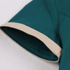 Chique Turquoise Grote Maat Vintage Jurk