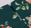 Bloemen Geplooide Vintage Jurk