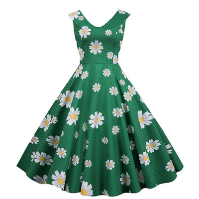 Vintage Groene Jaren 50 Jurk