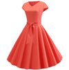 Roze Jaren 50 Pin-Up Jurk