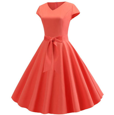 Roze Jaren 50 Pin-Up Jurk