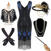 20s Outfit Blauw